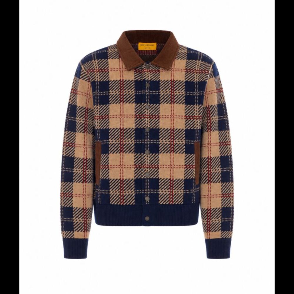 Guest In Residence Men Tartan Bomber